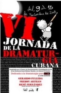 VI Event of Cuban playwright